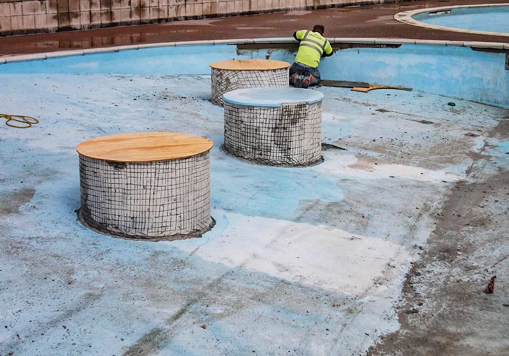 mount wise pool concrete repairs work